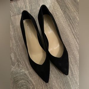 Marc Fisher Black Suede Heels